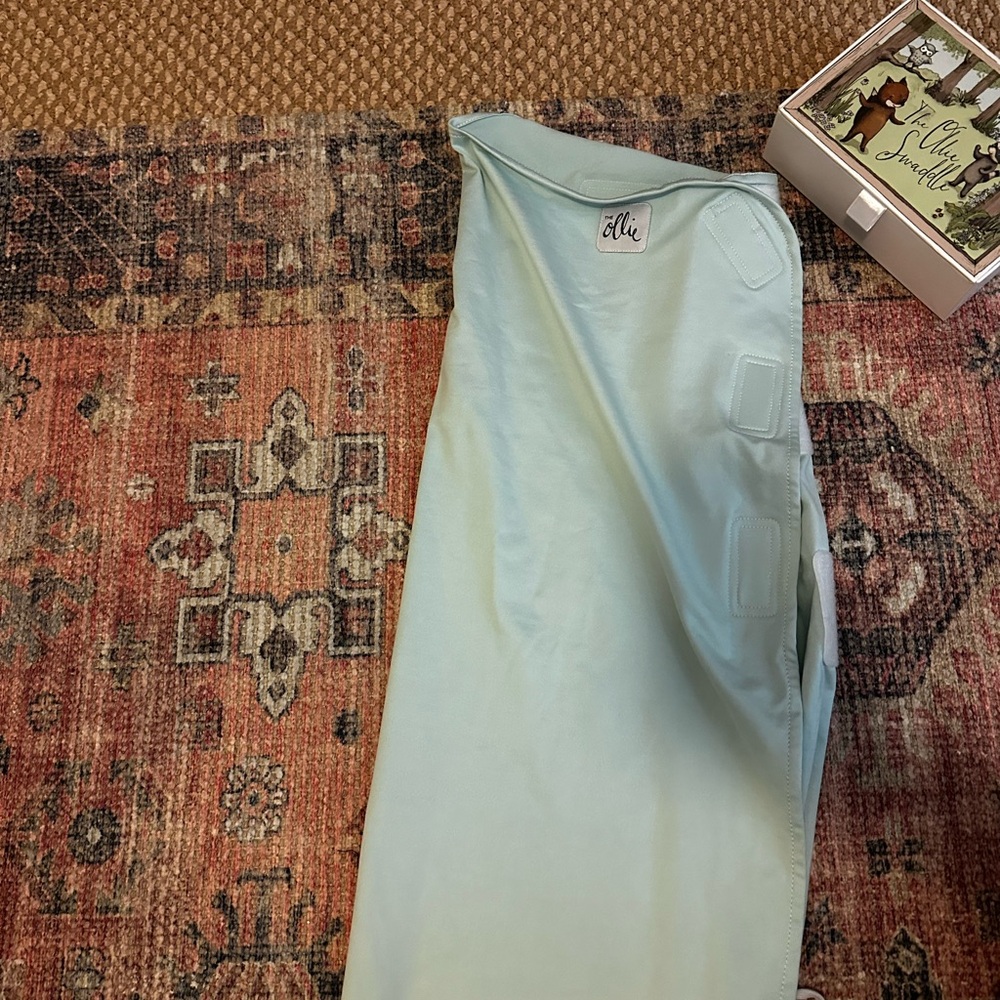 Luli Blue Baby Swaddle Blanket